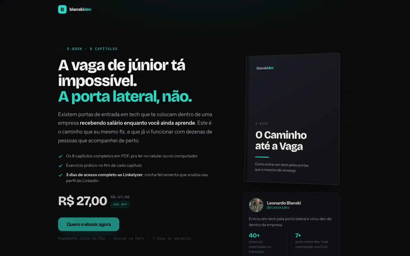 Prévia da página do O Caminho até a Vaga